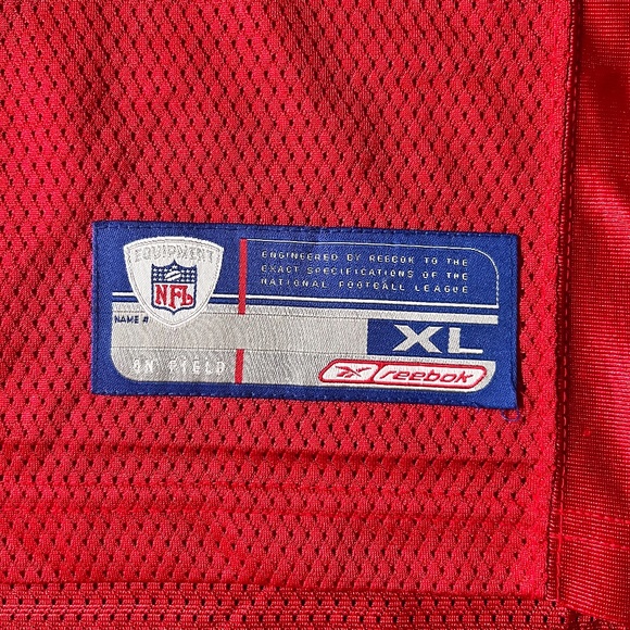 VTG Reebok Atlanta Falcons Michael Vick #7 NFL Jersey - Men’s XL - Red - Picture 8 of 9